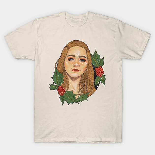 Holly Witch T-Shirt by milbethmorillo